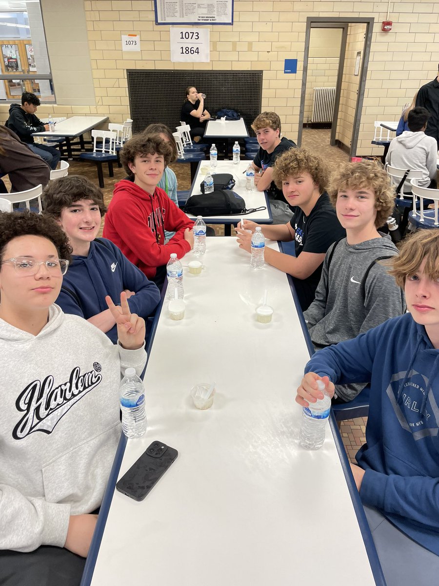 I scream, you scream, we all scream for ICE CREAM! 🍦 Congrats to the over 220 Freshman Academy Eagles 🦅 who enjoyed their reward today for fabulous grades, attendance and behavior the first semester.  Keep up the hard work!  <a href="/AcademiesofLou/">AcademiesofLou</a>  <a href="/DrOEasternHS/">Dr. Orman</a>