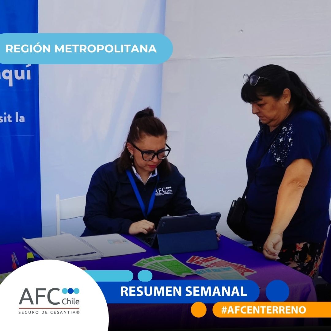 AFC_Chile's tweet image. Volvimos con los  #AFCenTerreno 🌳☀️

Esta semana estuvimos en diferentes #comunas de nuestro país prestando atención a todas tus consultas, para entregarte información acerca del #SegurodeCesantía, sus requisitos y prestaciones:

📍Coyhaique, Región de Aysén
📍Illapel, Región de