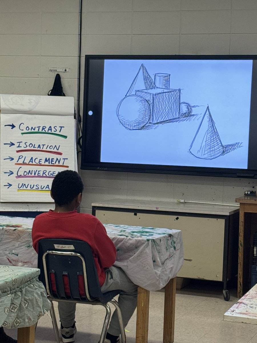5th and 6th graders are learning about focal point in art. (I learned some things too!) Such an incredible lesson. Jesse and Deb are amazing as are our kiddos! <a href="/pnwboces/">PNW BOCES</a> #arteducation #specialeducation