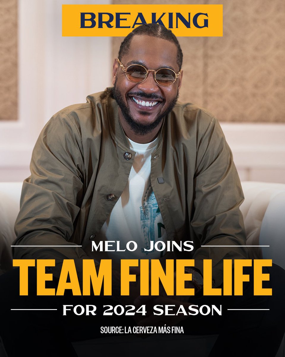 Corona USA (@coronausa) on Twitter photo let's just say we know how to keep it
MELO... Glad to have you on our team <a href="/carmeloanthony/">Carmelo Anthony</a>! let's just say we know how to keep it
MELO... Glad to have you on our team <a href="/carmeloanthony/">Carmelo Anthony</a>!