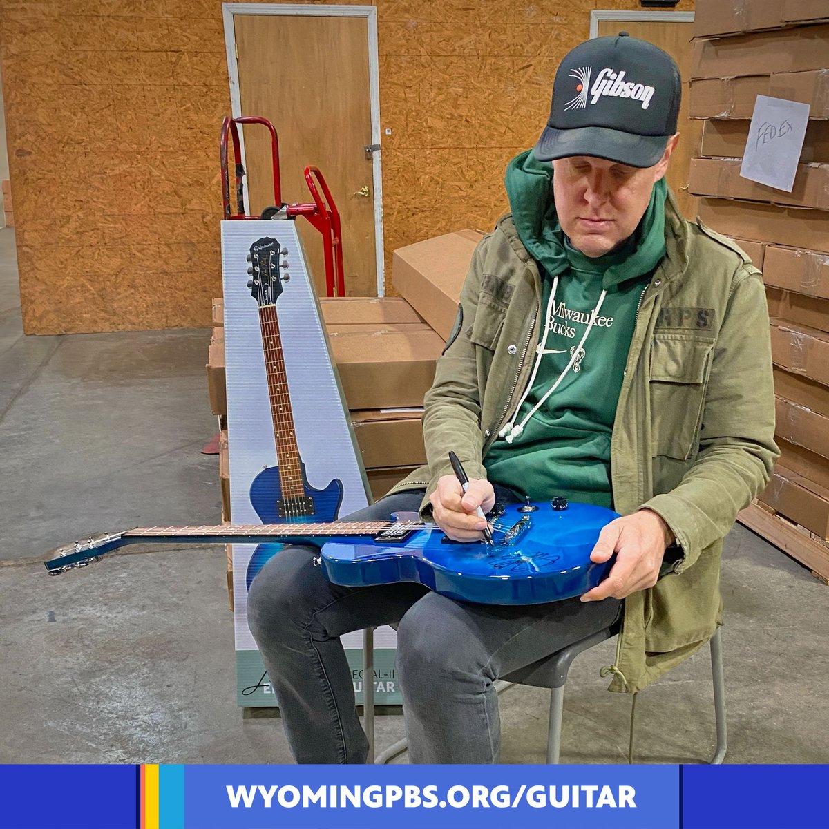 Want to own this piece of music history?

The auction for this one-of-a-kind Les Paul Special II electric guitar, autographed by the blues icon <a href="/JBONAMASSA/">Joe Bonamassa (Official)</a> himself ends THIS FRIDAY at 5pm!

Make your move before it’s too late! #bluesguitar #guitars 

wyomingpbs.org/guitar