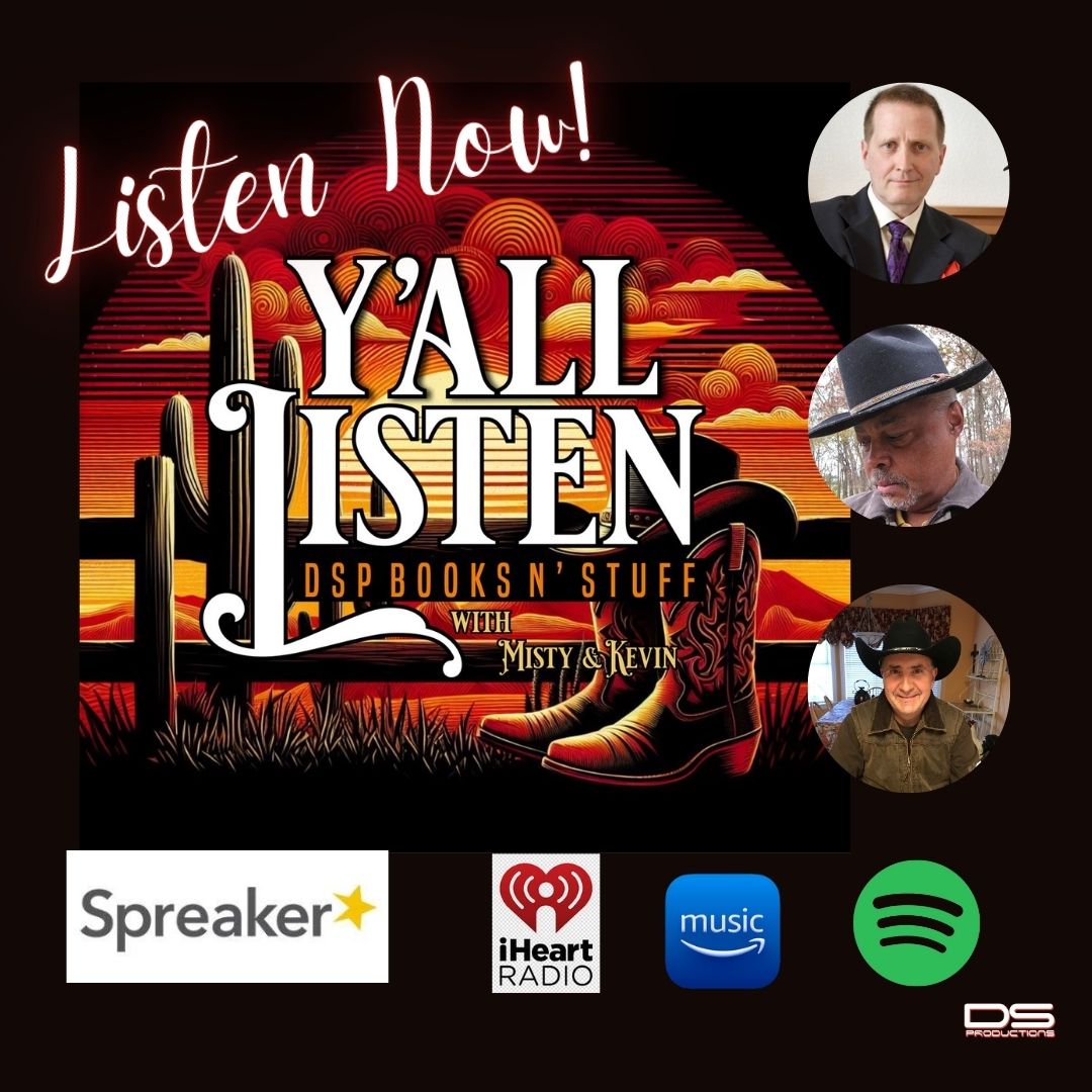 Dusty Saddle's "Y'all Listen" podcast is here!!

Featuring Bestelling Authors Casey Nash and Charles Ray, and Scott McCrea, a 2024 Spur Award Finalist!

#Podcast #Bookish #YallListen