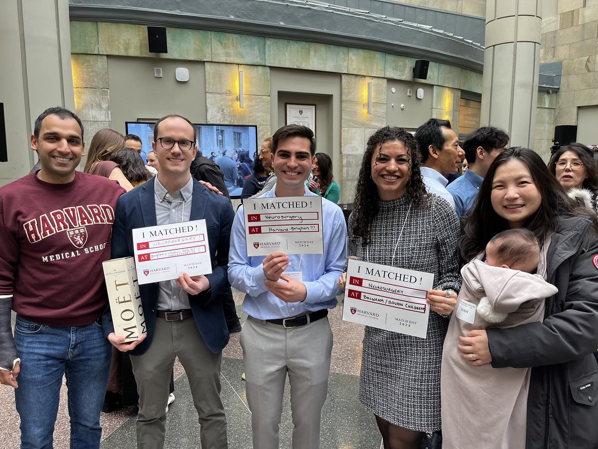 Congratulations to our 2024 resident class! We are so excited for you all, welcome to Brigham and Women’s Neurosurgery 🧠💙🥼 #matchday2024 #neurosurgeryresidents #bwhneurosurgery