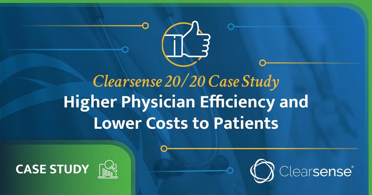 🔄 See how Clearsense 20/20® transformed demand forecasting for a large physician services company, improving accuracy and saving time. Download the case study now! #HealthcareAnalytics #Clearsense2020 #CaseStudy zurl.co/VcOY