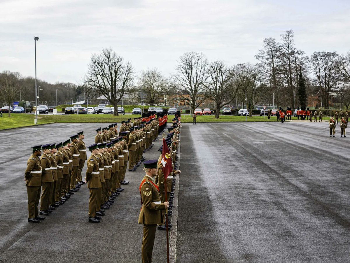 Preparations Complete! St Patrick’s Day is now only two days away and everyone from the Irish Guards is getting excited for the celebrations on Sunday. #IrishGuards☘️💂🏻 #Britisharmy #stpatricksday2024 #Shamrock #Séamus