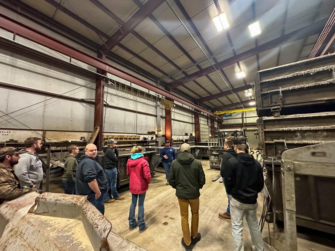 PennCollege's tweet photo. Exploring precast concrete possibilities at scale! Students toured Lycoming Vault & Precast in Montoursville. #Concrete is more than sidewalks and roadways. #futuremadebyhand #penncollege #concretescience #precastconcrete
https://t.co/RHxz8wSqlq https://t.co/Fz4ULNrjCK