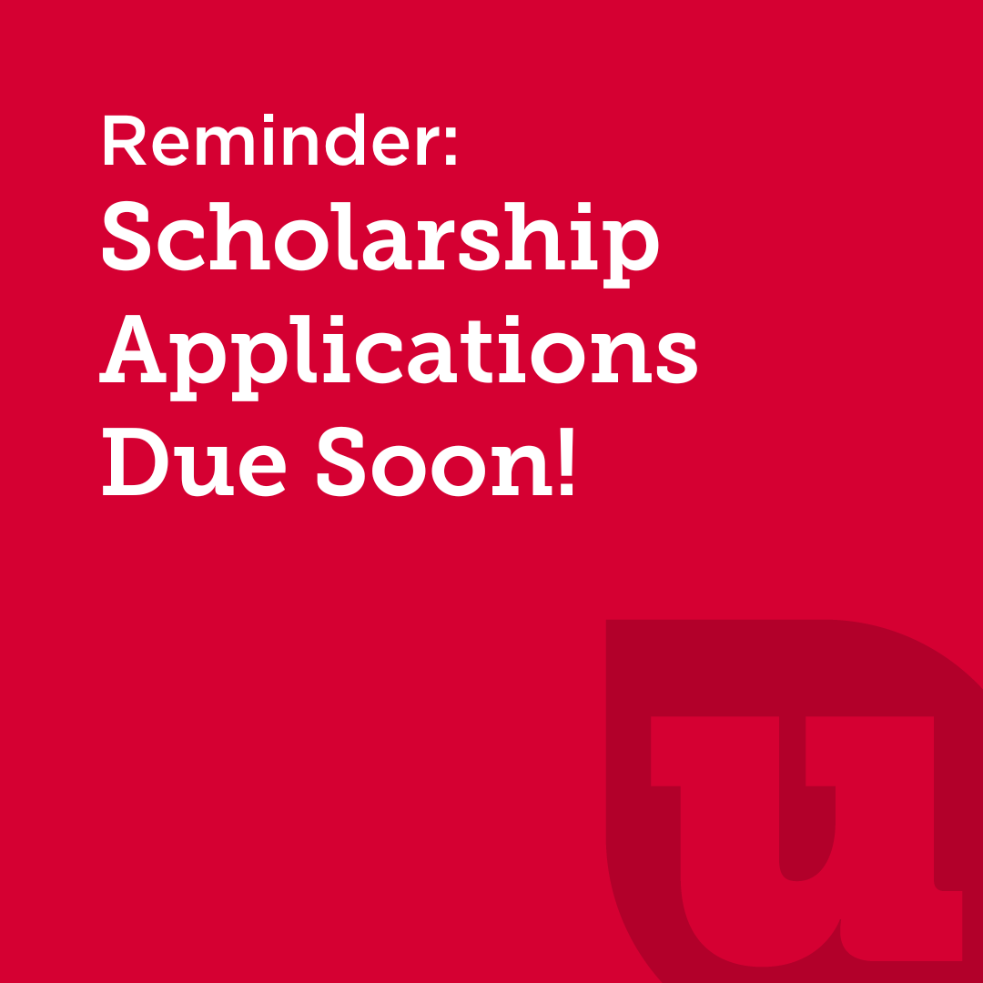 Are you a UW Credit Union member in need of a scholarship? We're giving away ten $3,000 scholarships — and the deadline to apply is March 31! Learn more and apply by visiting uwcu.org/scholarships!