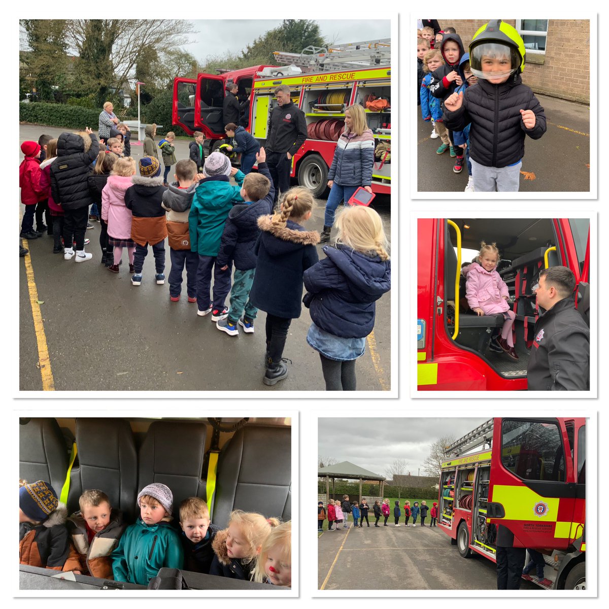 A big thank you to Mrs Burton for organising a visit from the Fire service this morning. We loved being able to look at the fire engine and talk to the fire fighters <a href="/CarltonPS_SET/">Carlton Primary School</a>