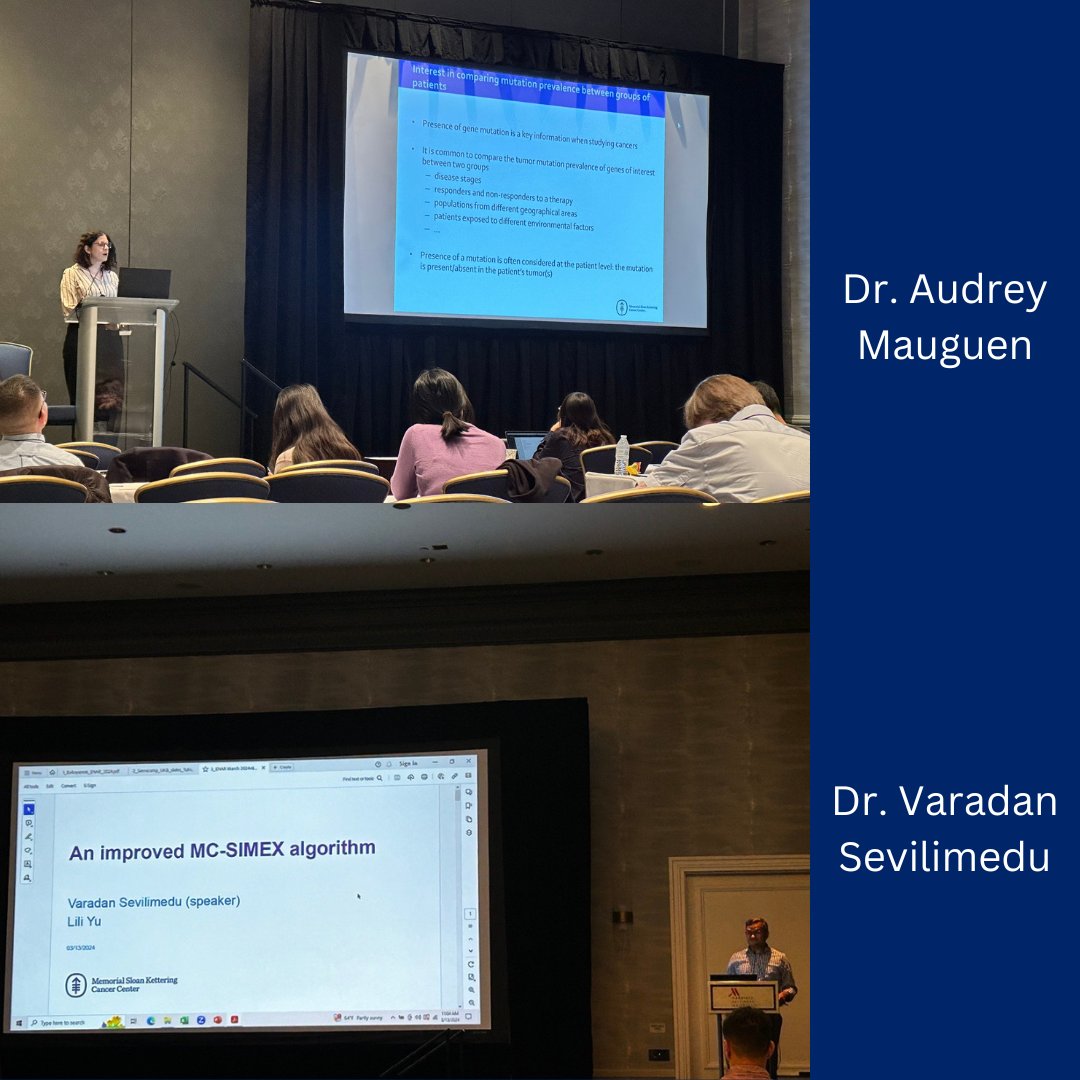 MSKBiostats's tweet photo. #MSKBiostats @amauguen @jessicalavs @StatFei @VSevilimedu @Kayseetan had a great time contributing at the @ENAR_ibs conference in Baltimore🦀this past week! It was great to catch up with colleagues from around the 🌎 @MSKCancerCenter https://t.co/8Bi9Kd3MGL
