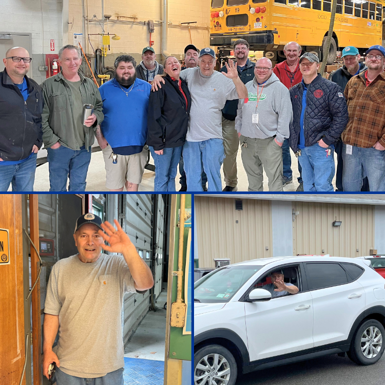SchodackCSD's tweet photo. Schodack CSD bid a very fond farewell to longtime custodial staff member Rick Vogel today! He will be missed but we wish him a very happy retirement! https://t.co/Xkt8sI3fRi