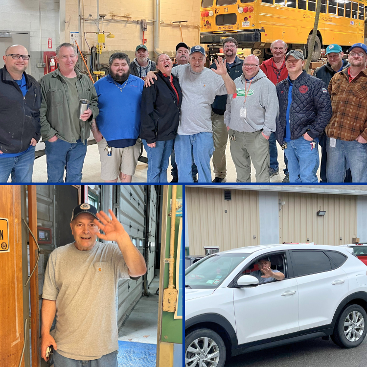 Schodack CSD bid a very fond farewell to longtime custodial staff member Rick Vogel today! He will be missed but we wish him a very happy retirement!