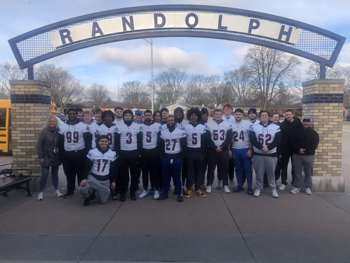 Madonna Football and Livonia Public Schools building bridges with “Fist Bump Fridays” Thank you LPS