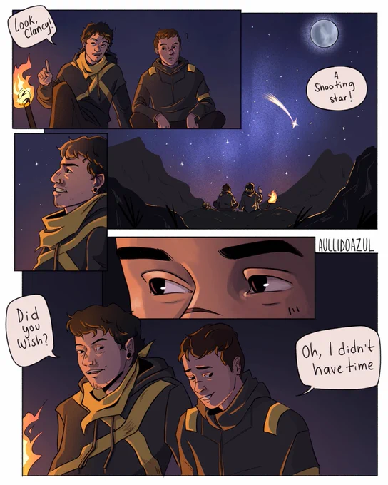 stargazing and conversations while keeping watch
(1/2)
#cliqueart #twentyonepilots 
