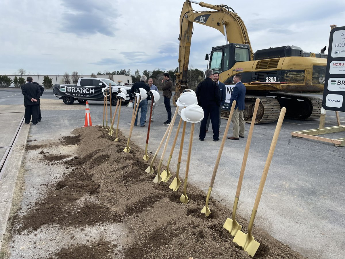 Augusta County is making history! Join @WHSVnews at 5 and 6 for the official groundbreaking of the Verona Courthouse project and what some of the county officials had to say.