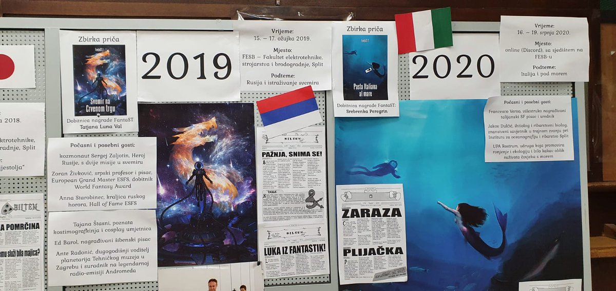 SFeraZG's tweet photo. Prođimo malo kroz povijest Fantastikona
Počnimo s ranim danima...
(1/2)
#croatiancongoers #fantastikon #split #društvosfera #sfera #sferaši #konvencije #convetions #hrfandom #fantasy #sciencefiction https://t.co/H79jL7NAyD