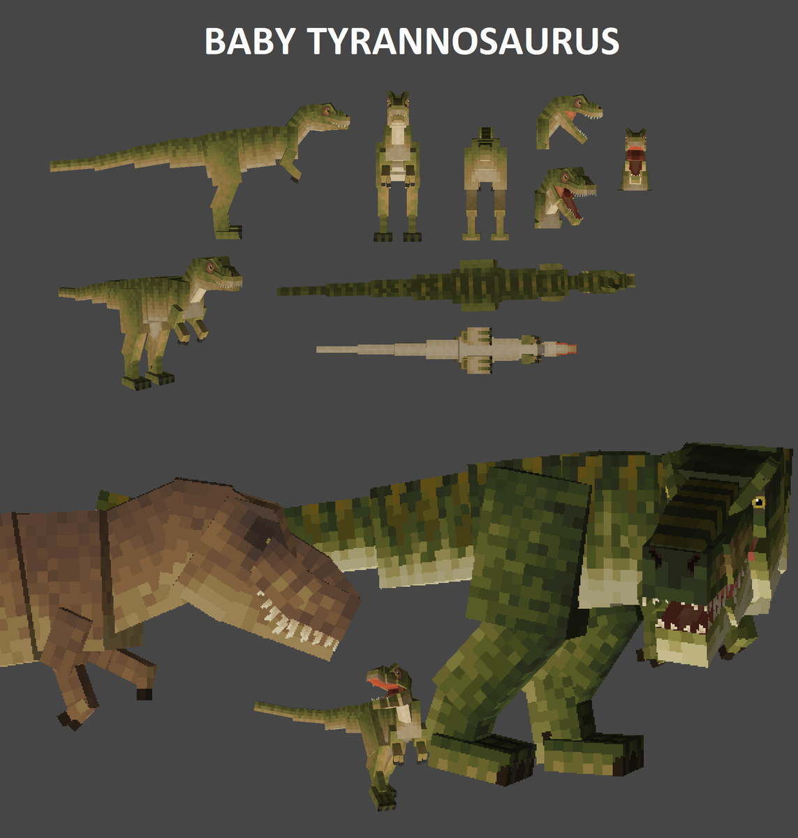 JurassicSagaMC's tweet photo. We have a T-rex....

#JurassicPark #MinecraftModding #JurassicWorld #JurassicWorldEvolution2 #Minecraft #CoderNeeded https://t.co/TLdAb5LgVA