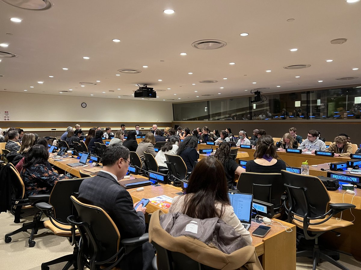 On margins of #CSW68 @KyrgyzMissionUN with @NepalUNNY, @UtahIMF held a side event: “Advocating for mountain women and girls’ education through student-engaged learning”. The side event demonstrated that students can be full-fledged contributors to the 2030 Agenda