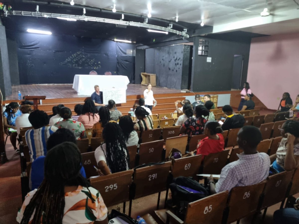 HFGuyana's tweet photo. An event focused on resiliency for female teachers was hosted by the US Embassy at Lichus Hall. During the program, a representative from Humanity First Guyana visited to show support for the initiative. https://t.co/ZcrRQZL2hi
