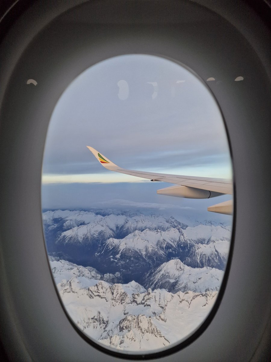 Beautiful views over the Alps

<a href="/flyethiopian/">Ethiopian Airlines</a> 
#Swiss #Alps