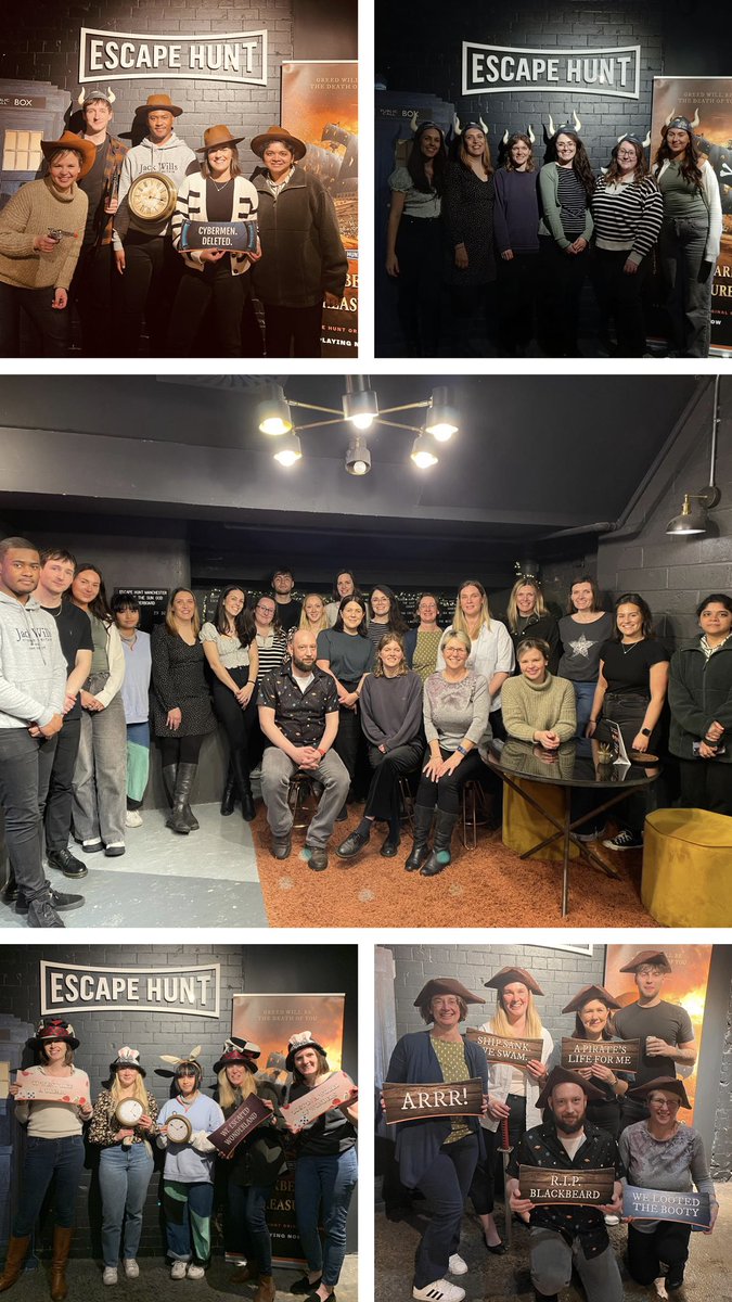 Happily haematology clinical research at The Christie can continue on Monday morning, as we all made it out of our escape rooms at our team building event!