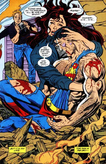 nickfarina's tweet photo. The Death of #Superman💥 https://t.co/gbF9gL29A0