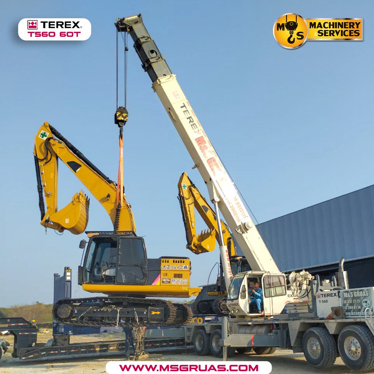 msgruas's tweet photo. Nuestro equipo y nuestra Terex T560 en acción.

¡Somos tu mejor elección!... 😉

👉 https://t.co/JW0F2SViHP
📞 O llámanos al 318 837 21 11

#msgruas #MachineryAndServices #crane #elevacion #proyecto #alquilergruas #gruasmoviles #transporte https://t.co/PdqiN9yxjq