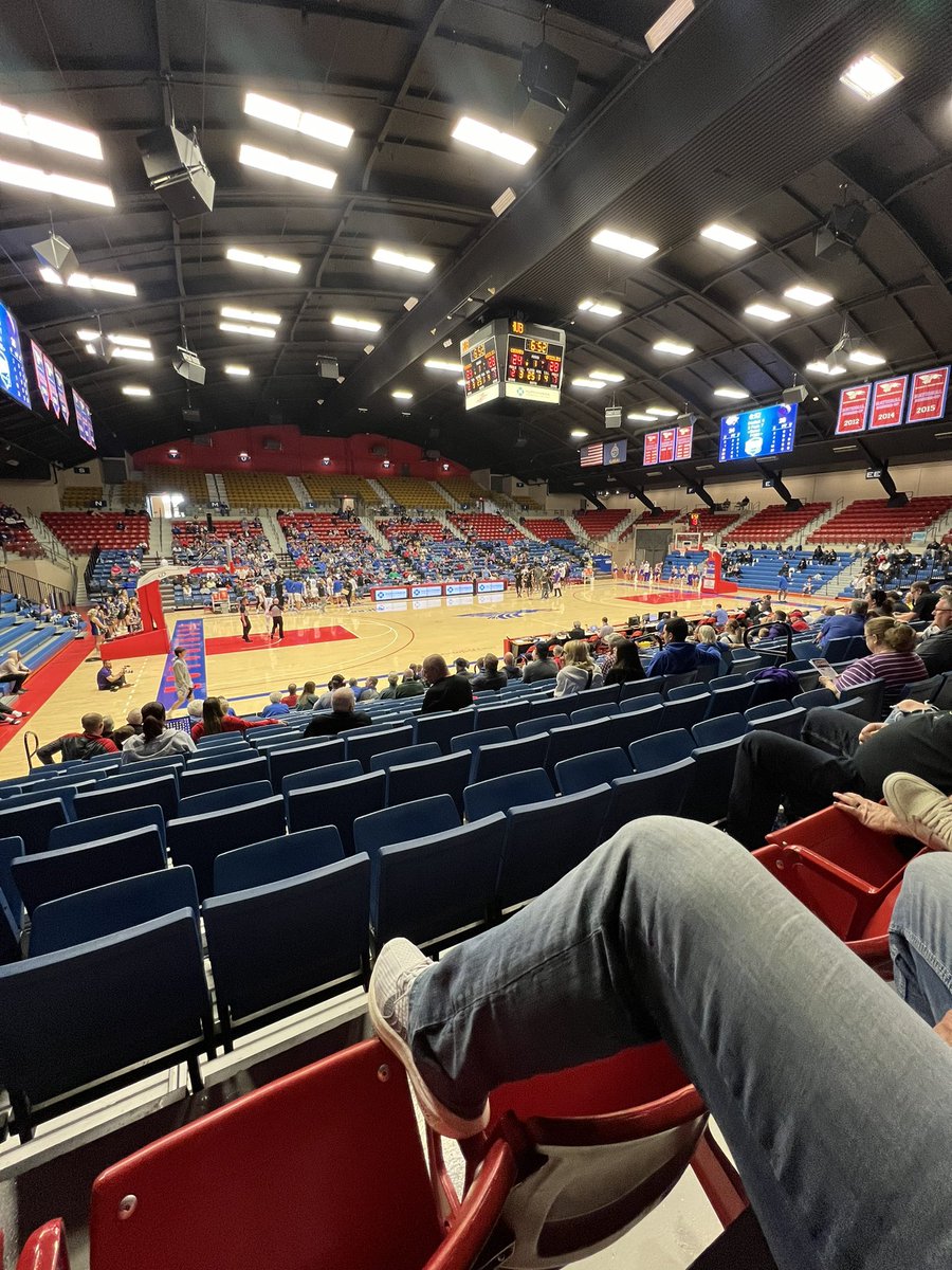 In Hutch today watching some good basketball