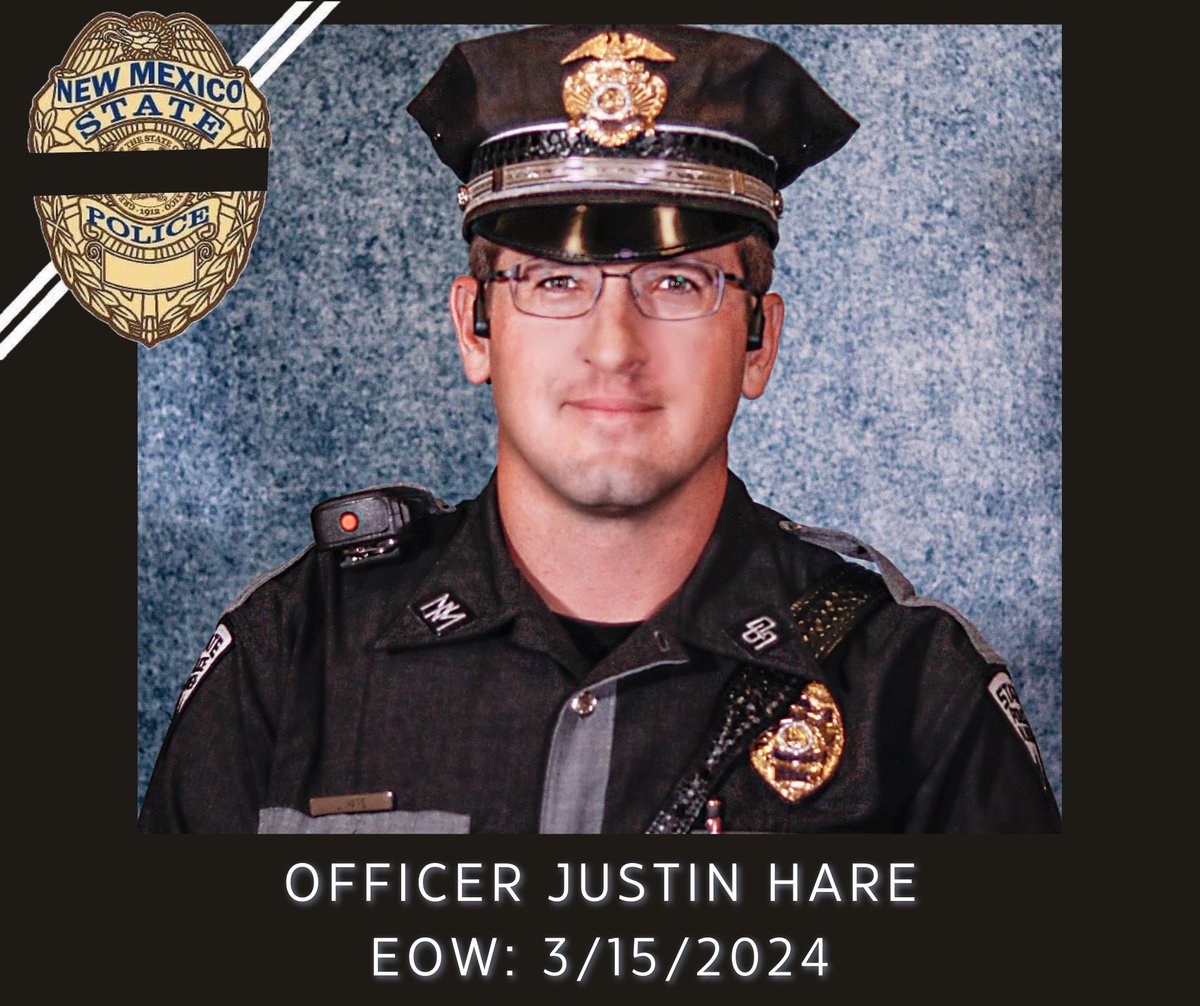 𝐎𝐟𝐟𝐢𝐜𝐞𝐫 𝐉𝐮𝐬𝐭𝐢𝐧 𝐇𝐚𝐫𝐞 𝐄𝐎𝐖: 𝟑/𝟏𝟓/𝟐𝟎𝟐𝟒 We must always honor Officer Hare's service and sacrifice. Every day, law enforcement officers like Hare step forward to protect and serve, demonstrating a commitment to our community's safety and well-being. The…