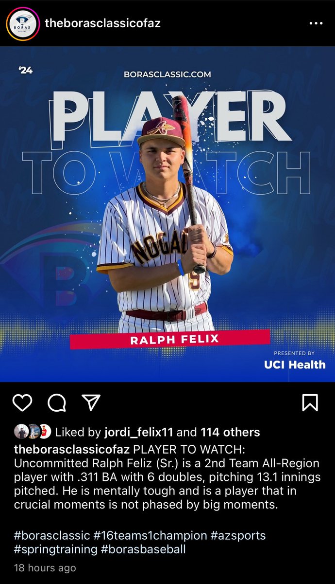 Trained2Go (@trained_2go_) on Twitter photo Colleges looking for a great player that works hard and is an even better person look no further‼️ <a href="/ralphie81350445/">ralphie</a> Keep doing your thing! (1b/OF/P)
@PBR_Uncommitted <a href="/BaseballPima/">Pima Baseball</a> <a href="/SoMtnBaseball/">South Mountain Baseball</a> <a href="/BaseballCochise/">Cochise Baseball</a>
#Uncommitted2024 Colleges looking for a great player that works hard and is an even better person look no further‼️ <a href="/ralphie81350445/">ralphie</a> Keep doing your thing! (1b/OF/P)
@PBR_Uncommitted <a href="/BaseballPima/">Pima Baseball</a> <a href="/SoMtnBaseball/">South Mountain Baseball</a> <a href="/BaseballCochise/">Cochise Baseball</a>
#Uncommitted2024