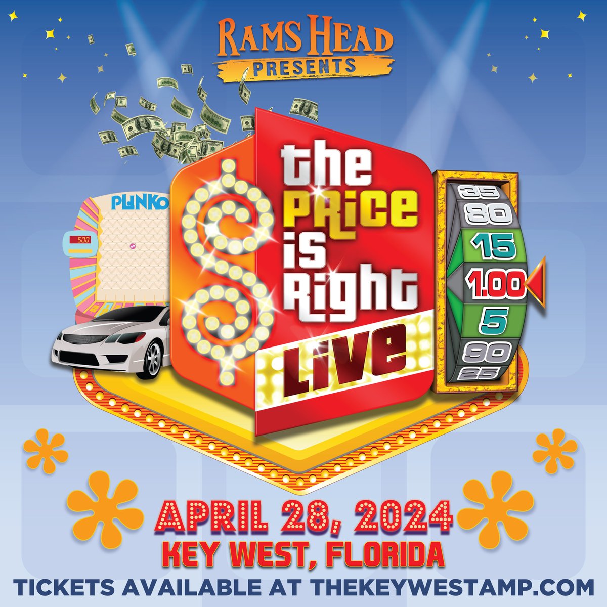 Are you 'The Next Contestant'?! The Price is Right Live returns at The Coffee Butler Amphitheater on Sunday, April 28th! 😍 Prizes may include appliances, vacations, and possibly a new car! 💸🎊💰🏝 Tickets + Info: bit.ly/3x0AdRG