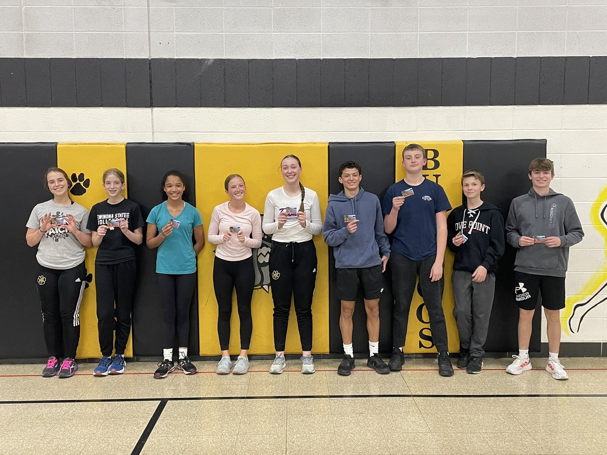 pemtf's tweet photo. On this the first Friday of our season, we awarded winners of our Octathalon Competition! We awarded a top team, top varsity girl and boy, and top junior high girl and boy! A ton of fun and some great team building competition! https://t.co/DsJ8QpsKLp