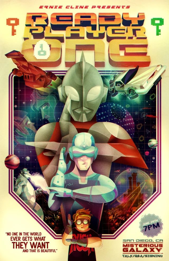 wincynwsc's tweet photo. Ready Player One (2018)

Do you know that? Because of the movie theme, there was a prank of poster designing between fandom!! Let’s take a look!!  #Poster #Prank #fandom #game

#BCM325 #FanArt https://t.co/1lYN0hWVnS
