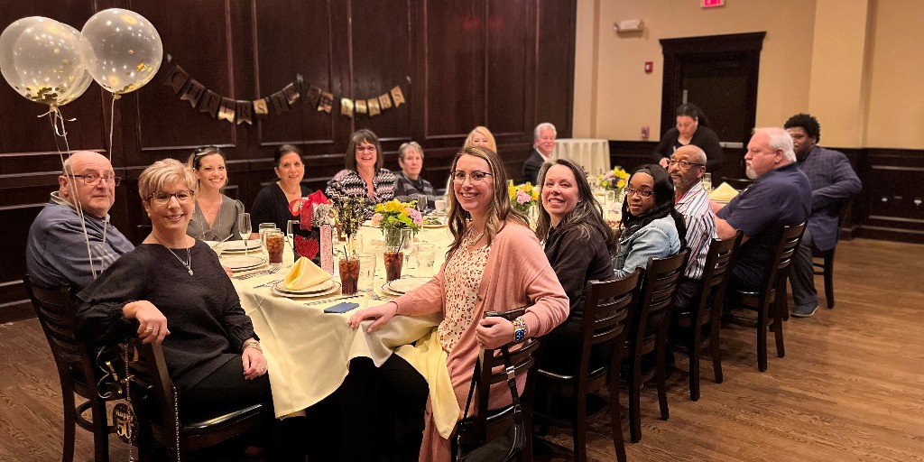 Anne Ford, the longest-running <a href="/CherryHillMall/">Cherry Hill Mall</a> employee, celebrated her 50th anniversary with us! Anne started as a part-time bookkeeper in high school and has watched the mall evolve from the inside. 

Watch the coverage from <a href="/NBCPhiladelphia/">NBC10 Philadelphia</a>:  bit.ly/3TmesTO