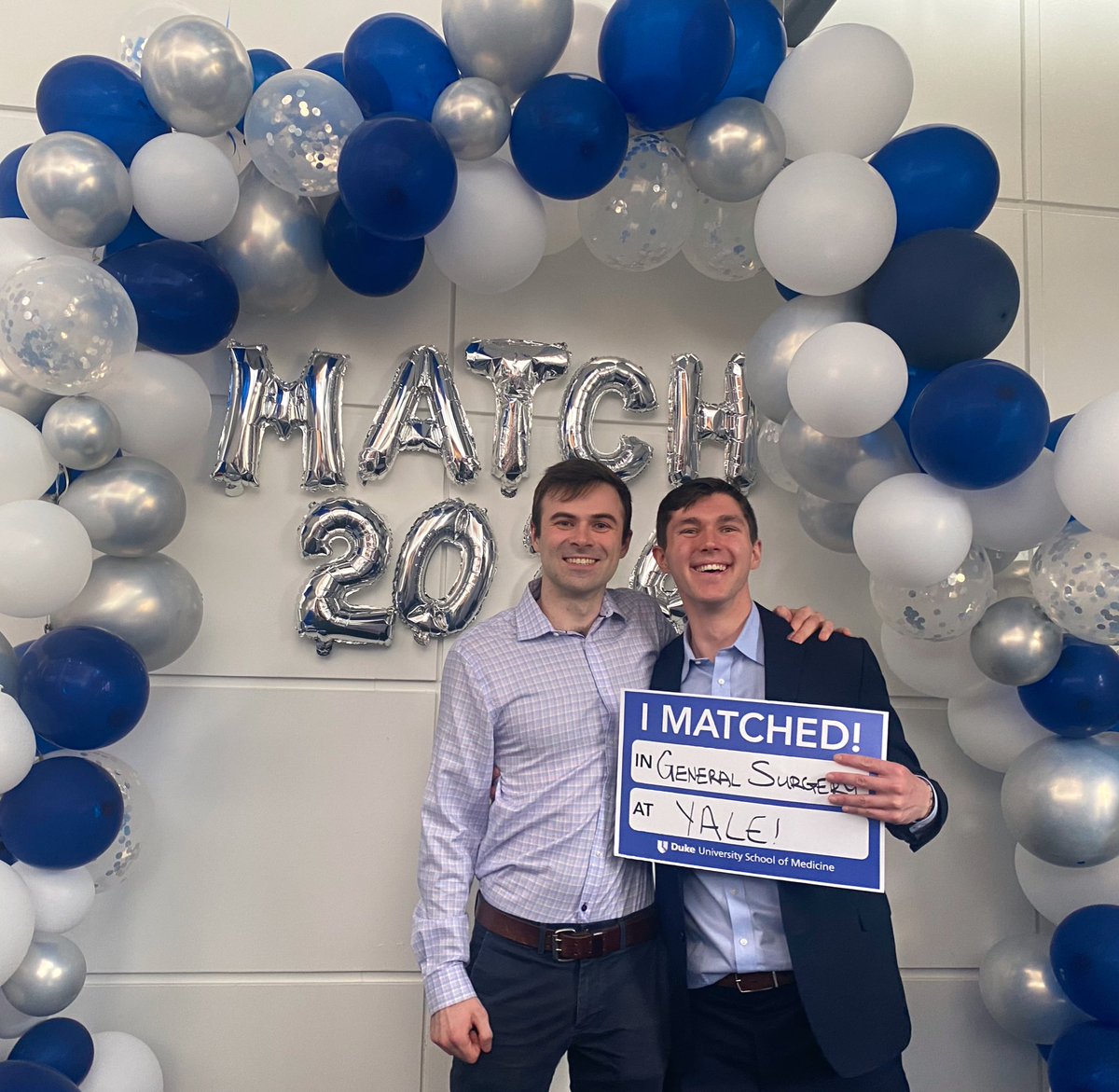 So grateful and excited to match at my #1, @YaleSurgery @YaleSurgRes for general surgery! Thank you to my family, my friends, and my mentors at @DukeSurgery. Can’t wait to get into it! #Match2024