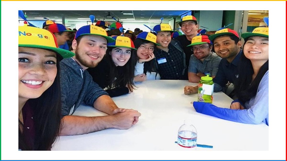aamirali1012's tweet photo. @Google Ever wonder what those propeller hats at Google are all about? Turns out, they're for Nooglers (new Googlers) & a fun way to welcome them to the team! Is there a similar tradition at your workplace? #GoogleLife #NooglerHats #WorkPerks @Google @GoogleTrends https://t.co/yECYCbD59g