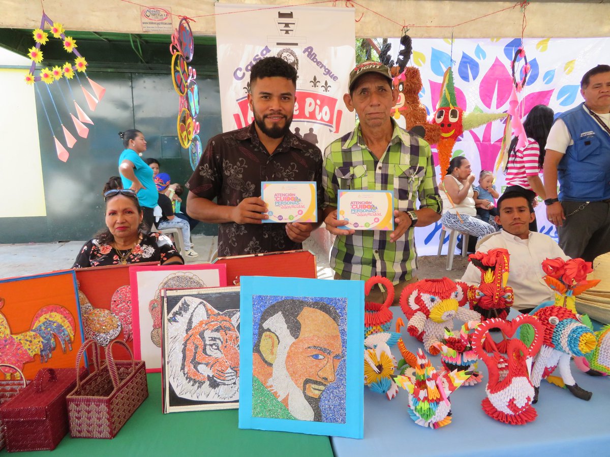 mifamilianic's tweet photo. #Madriz
En coordinación con la comisión departamental "Nicaragua fuerza bendita, emprendimientos que inspiran" participamos. en la Feria "Creatividad sin limites" con personas con discapacidad 
en el municipio de Somoto.
#AmorALaVida
#AmorALaFamilia https://t.co/xxt9eamv8c