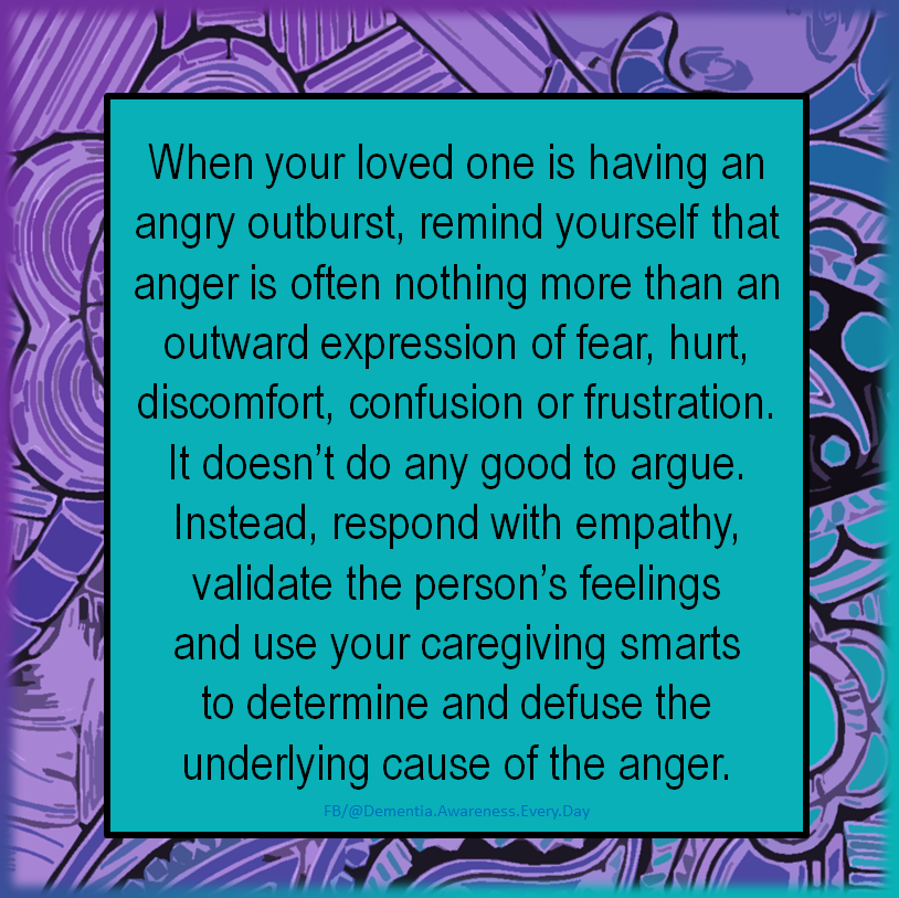 Please re-Tweet to raise awareness: People living with #dementia are communicating about their needs, even if we mistake their actions for random anger or aggression.

#Alzheimers #quote