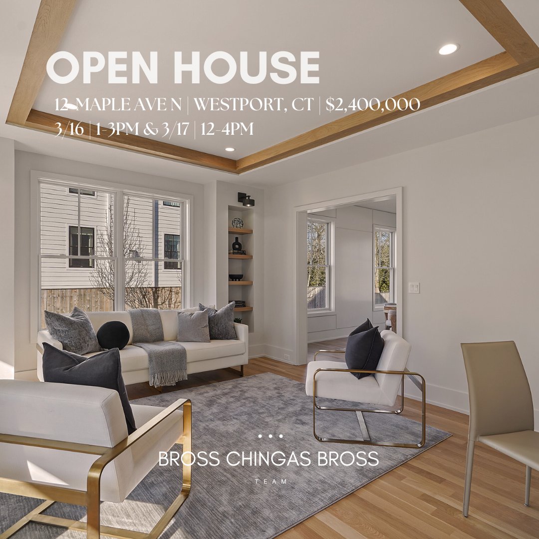 #OPENHOUSES⁣⁣⁣ This Weekend

The Mill | 41 Richmondville Ave | Westport, CT
$1,395,000 - $3,495,000
3/17 | 11am-1pm

12 Maple Ave N | Westport, CT | $2,400,000
3/16 | 1-3pm &amp; 3/17 | 11-4pm | #JUSTLISTED

 #SoldOnWestport &amp; #SoldOnCT
<a href="/ColdwellBanker/">Coldwell Banker</a> ⠀
Info@BrossChingas.com