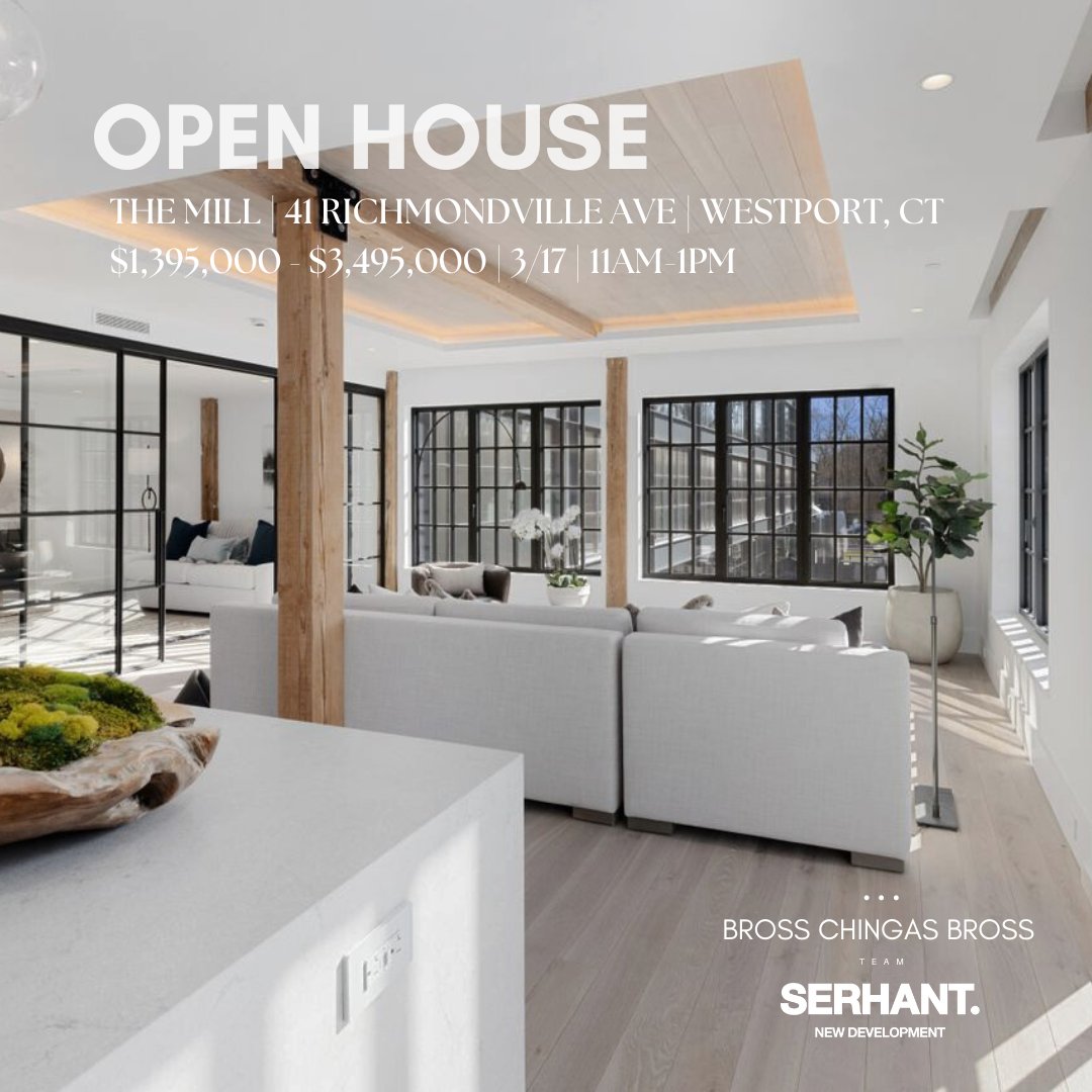 BrossChingas's tweet photo. #OPENHOUSES⁣⁣⁣ This Weekend

The Mill | 41 Richmondville Ave | Westport, CT
$1,395,000 - $3,495,000
3/17 | 11am-1pm

12 Maple Ave N | Westport, CT | $2,400,000
3/16 | 1-3pm &amp; 3/17 | 11-4pm | #JUSTLISTED

 #SoldOnWestport &amp; #SoldOnCT
@ColdwellBanker ⠀
Info@BrossChingas.com https://t.co/TirlVtmakd