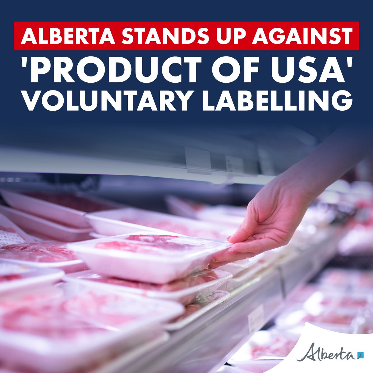 Today, I released a statement responding to the United States’ plans to implement ‘Product of USA’ voluntary labelling on meat, poultry and eggs.

Alberta is not only a world-class supplier of these commodities, but our province is also renowned for our exceptional quality,