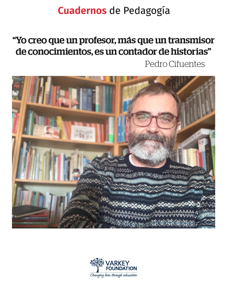 Pedro es profesor de secundaria y un reconocido dibujante de cómics en España. Ha ganado el Premio Nacional de Educación y cree que los docentes se han de 'reivindicar como garantes de la verdad en un mundo donde todo se diluye'. #Domingodeeducacion
