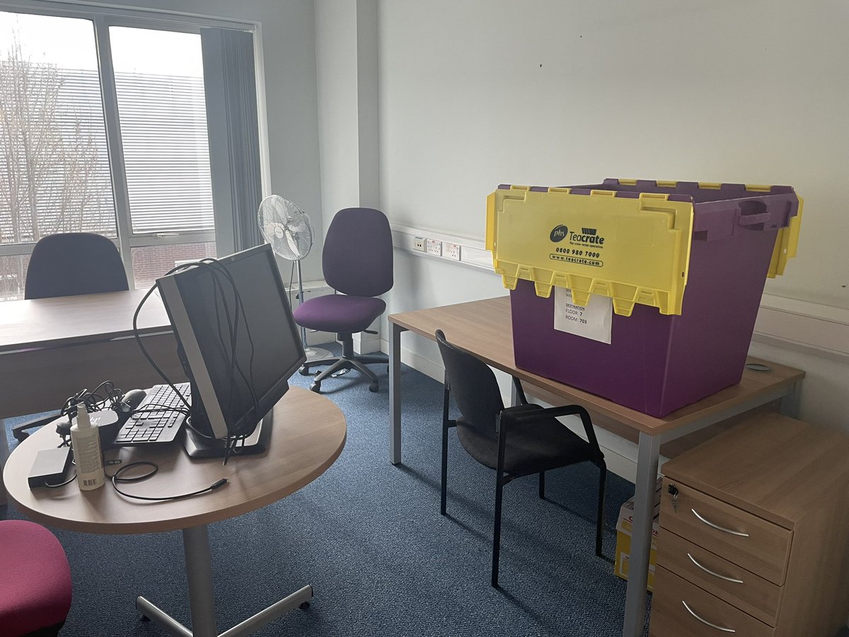 It’s moving day! Saying goodbye to this office and looking forward to the next chapter in the new @ImperialSPH building from next week onwards.