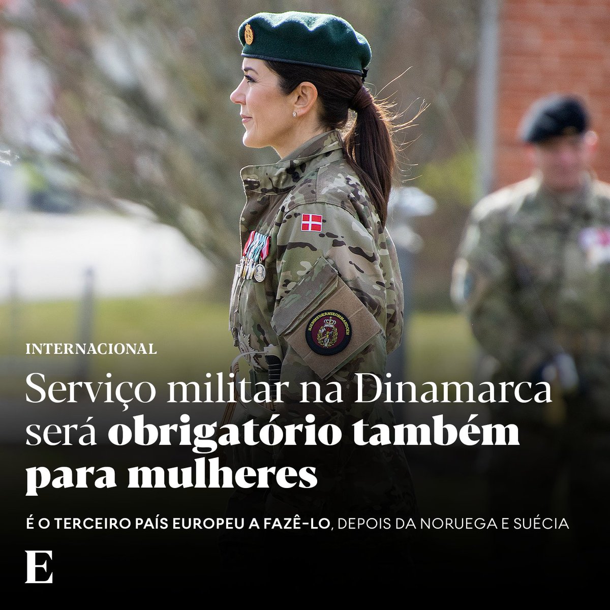 O governo da Dinamarca anunciou esta semana a introdução do serviço militar obrigatório para mulheres. Até agora, era apenas obrigatório para homens com mais de 18 anos. 

Saiba mais neste artigo: expresso.pt/internacional/…