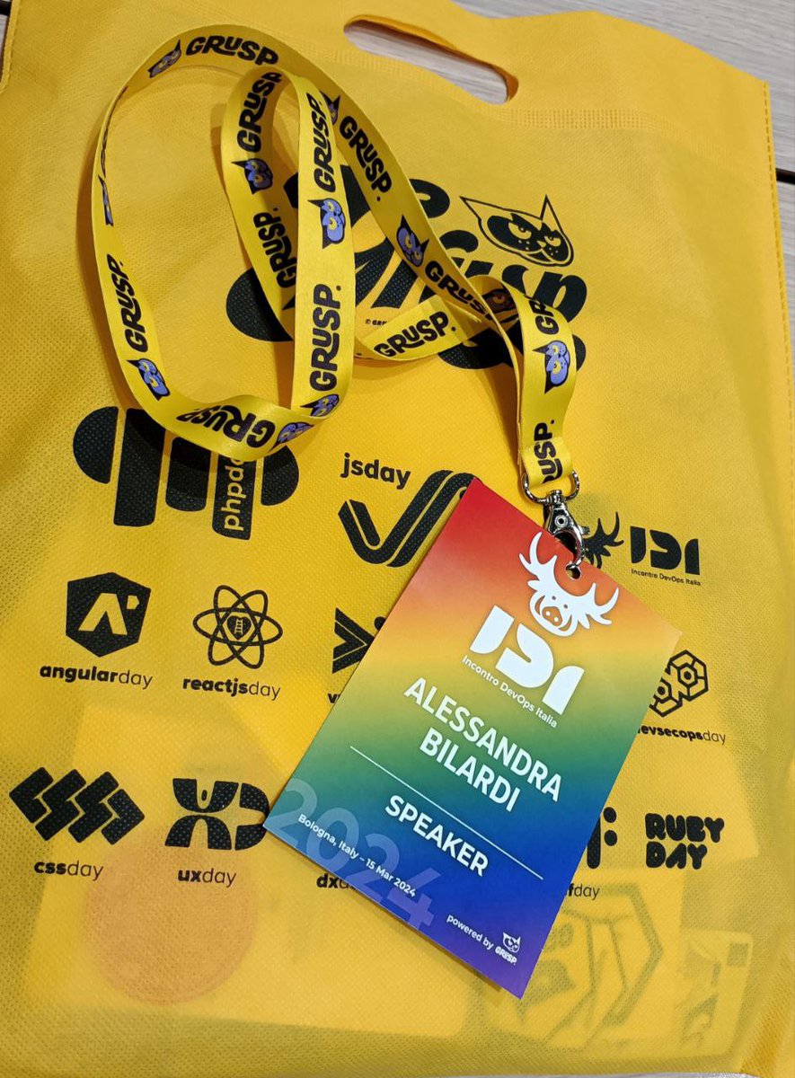 Oggi ho avuto il piacere di presentare all'#IncontroDevOpsItalia il #talk "Come portare in produzione un sistema di #ML che ora gira solo nel locale del nostro #DataScientist ?" Ringrazio i ragazzi di <a href="/GrUSP/">GrUSP</a> per questa bellissima opportunità!
#IDI #IDI2024 #DevOps #IncontroDevOps