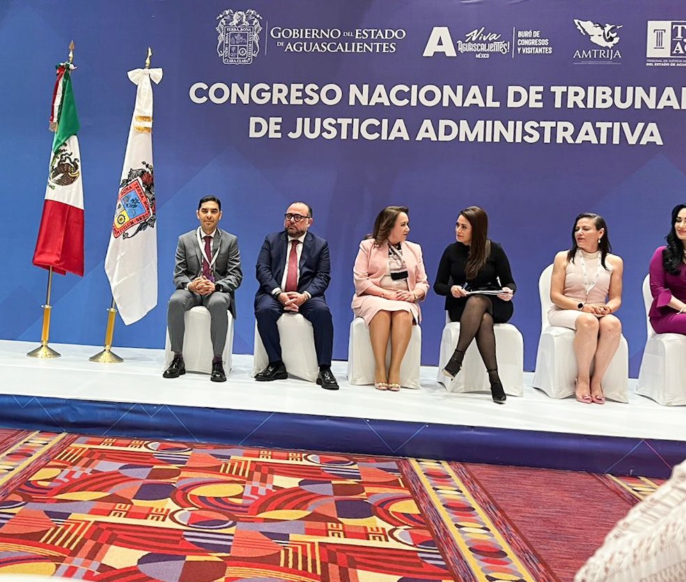 SESNAOficial's tweet photo. La #SESNA presente en el Congreso Nacional de Tribunales de Justicia Administrativa en #Aguascalientes; se destacó la valía de herramientas #anticorrupción como la Plataforma Digital Nacional #PDN

En cuyos sistemas será visible un padrón nacional de personas servidoras públicas y particulares sancionadas por #faltasadministrativas graves; aspecto clave para un control coordinado y sistémico de la corrupción en México.
