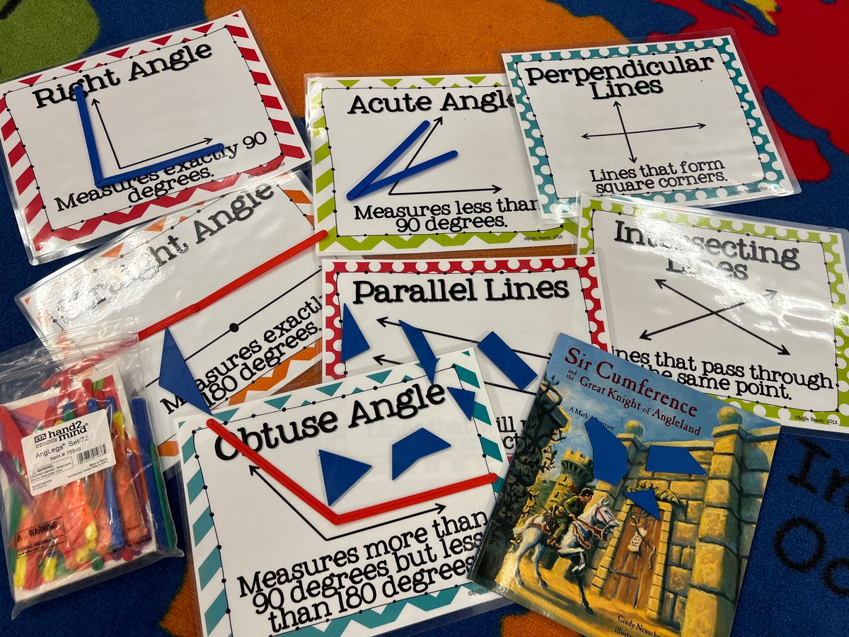 I had a ball teaching about angles and lines with so many fun things! AngLegs from <a href="/hand2mind/">hand2mind</a>  are my favorite tool!