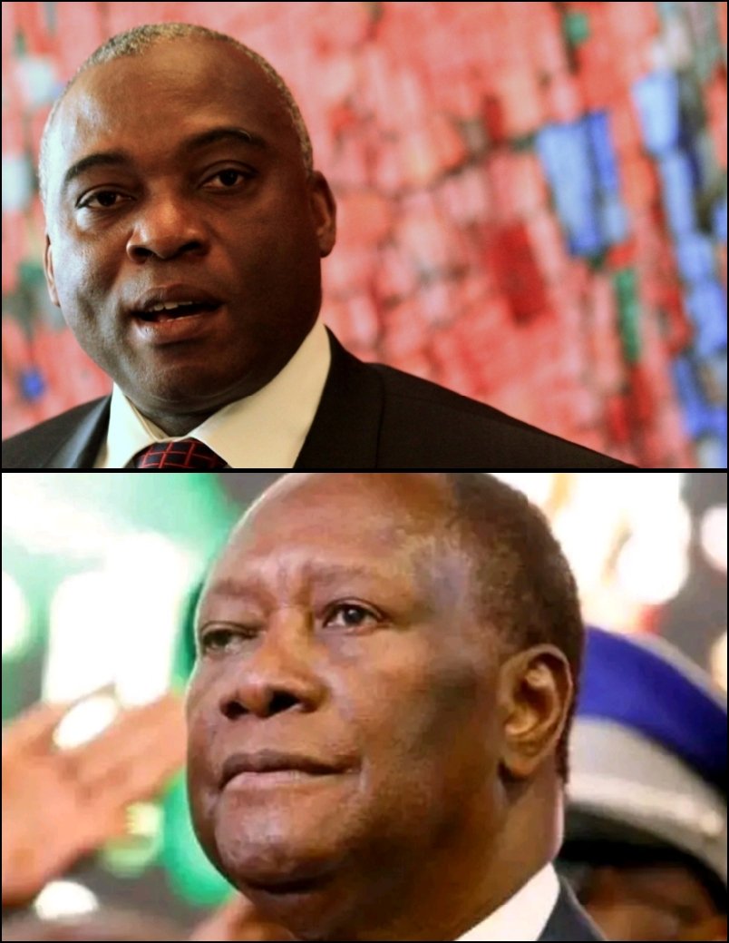 AHOUA DON MELLO, VICE-PRÉSIDENT EXÉCUTIF DU PPA-CI AU RÉGIME OUATTARA :

« On a 25 000 milliards de dettes et 3000 milliards investis dans les infrastructures, le reste est où? »

Les terro économistes de la Côte d'Ivoire dramane ouattara et clans !
