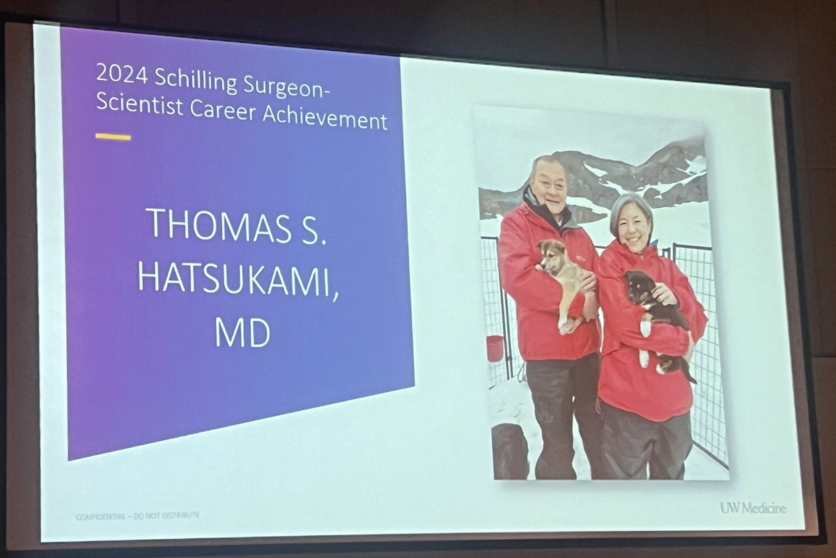 Dr. Hatsukami honored as the 2024 Schilling Distinguished Faculty Award. This prestigious honor recognizes his exceptional scientific contributions, mentorship, and commitment to training future surgeon-scientists. Congratulations Tom! @UWSurgery