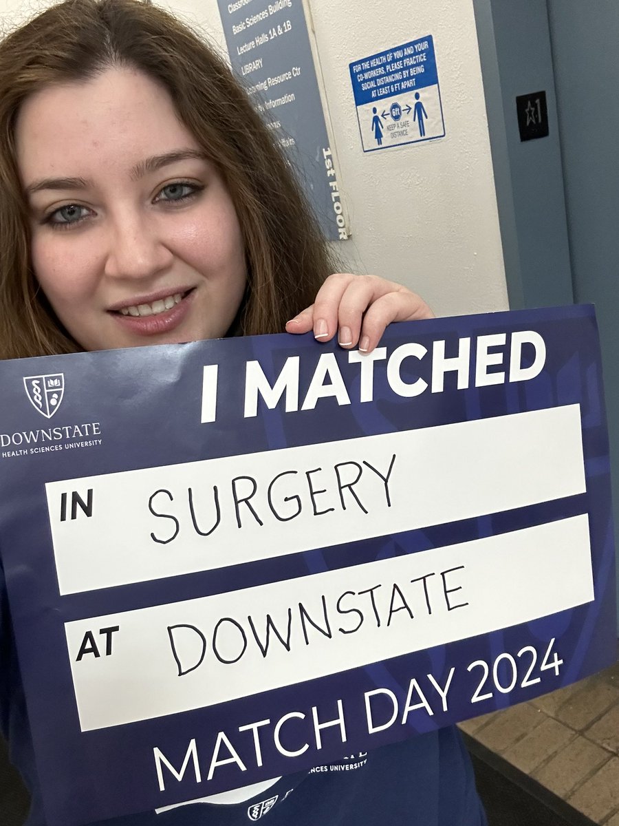 I’m staying in NYC for surgery residency! #Match2024 #ILookLikeaSurgeon <a href="/DownstateSurg/">SUNY Downstate General Surgery Residency</a>
