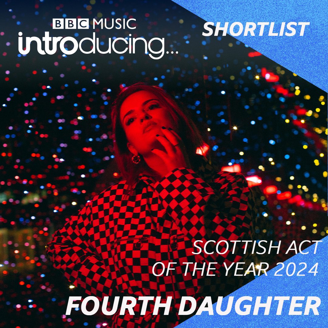 Fourth Daughter (@iam4thdaughter) on Twitter photo AHHHH!! Iām super excited to say Iāve been nominated on the shortlist for <a href="/bbcintroducing/">BBC Music Introducing</a> Scottish act of the year award alongside 7 other incredible bands and artists. The vote is open now until Tuesday 19th @ 11pm. Link to vote here: bbc.co.uk/programmes/art⦠AHHHH!! Iām super excited to say Iāve been nominated on the shortlist for <a href="/bbcintroducing/">BBC Music Introducing</a> Scottish act of the year award alongside 7 other incredible bands and artists. The vote is open now until Tuesday 19th @ 11pm. Link to vote here: bbc.co.uk/programmes/artā¦